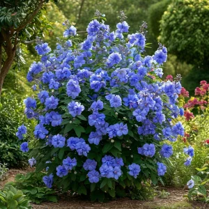 Гибискус Сансет Блоссом купить по цене от 248р. в интернет-магазине «Посадика» с доставкой почтой в в  Башкортостане и по всей России – [изображение №1].