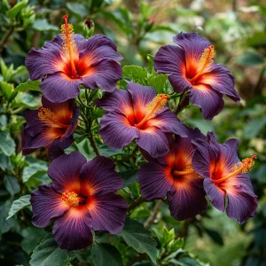 Гибискус Вивида Флэр купить по цене от 279р. в интернет-магазине «Посадика» с доставкой почтой в в  Башкортостане и по всей России – [изображение №1].