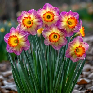 Нарцисс Файер Вотекс купить по цене от 2000р. в интернет-магазине «Посадика» с доставкой почтой в в  Башкортостане и по всей России – [изображение №1].